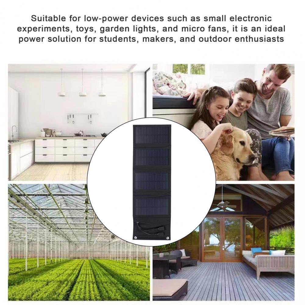 Solar Emergency Charger - Легкая складная солнечная панель-зарядка 7 Вт,