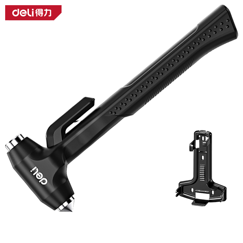 Rescue Rope Throw - Портативный автомобильный молоток безопасности DELI: инструмент
