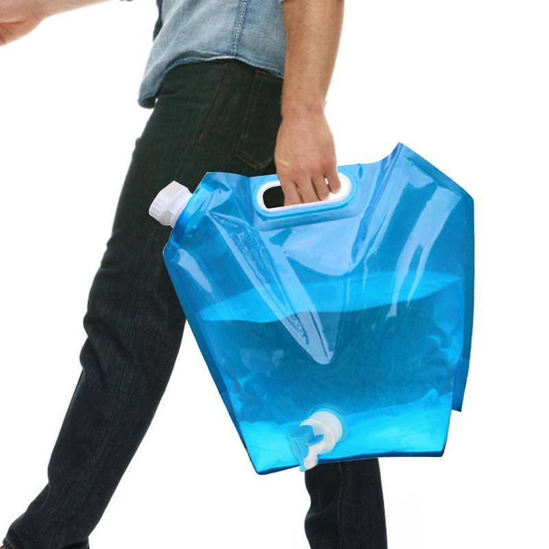 Сумка для воды для кемпинга с  – обзор и цена Water Bag Collapsible