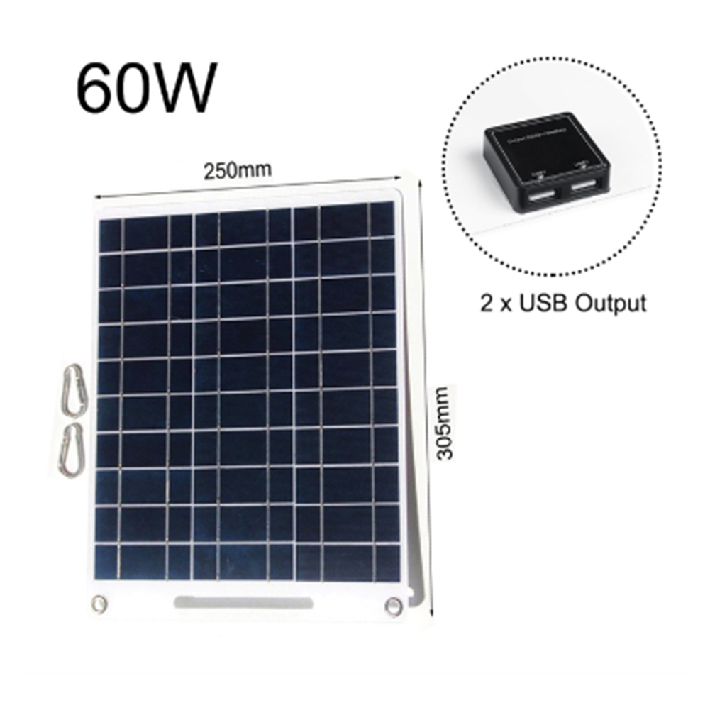 Новая солнечная панель 60 Вт,  – обзор и цена Solar Emergency Charger