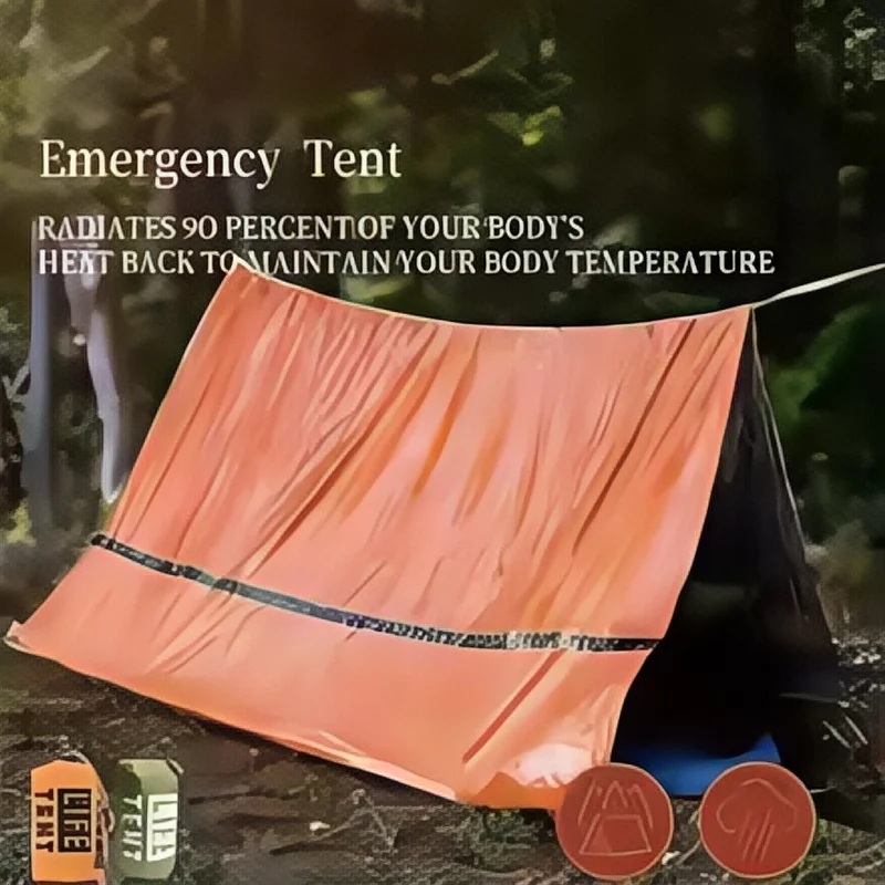Двухместный аварийный утепленн – обзор и цена Emergency Mylar Tent