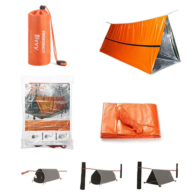 2-местное аварийное укрытие Bi – обзор и цена Emergency Mylar Tent